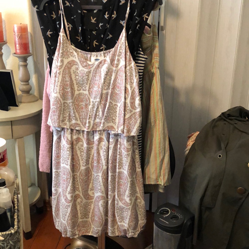 Beautiful Nice Summer Dress Multi Color All In The Soft Color Category